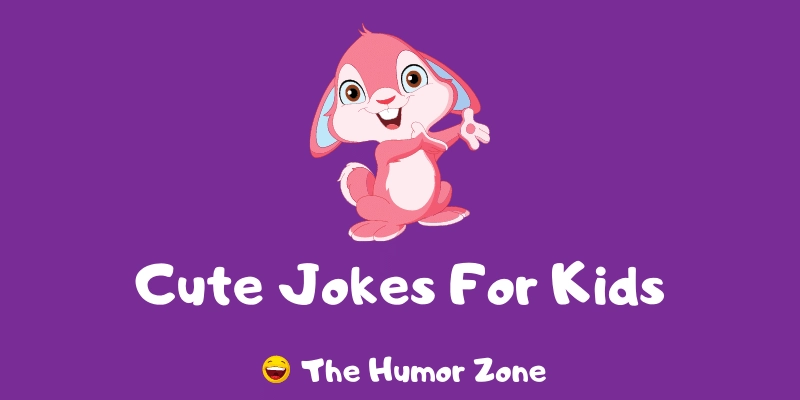 Featured image for a page of funny cute jokes for kids.
