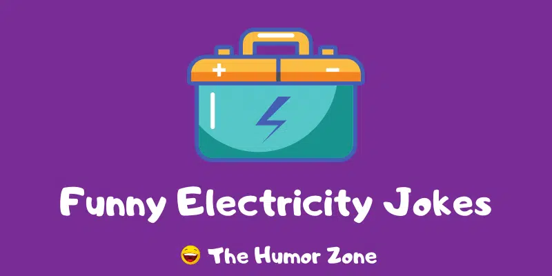 Featured image for a page of electricity jokes and puns.