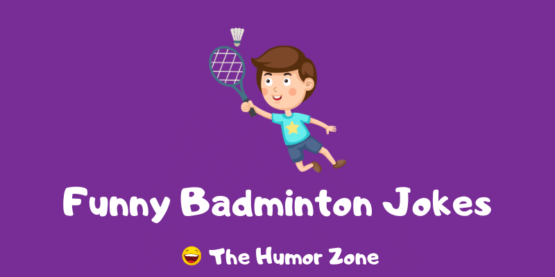 Featured image for a page of badminton jokes and puns.