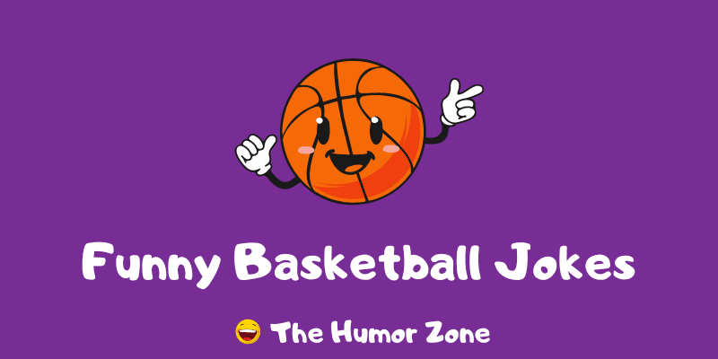 Featured image for a page of basketball jokes and puns.