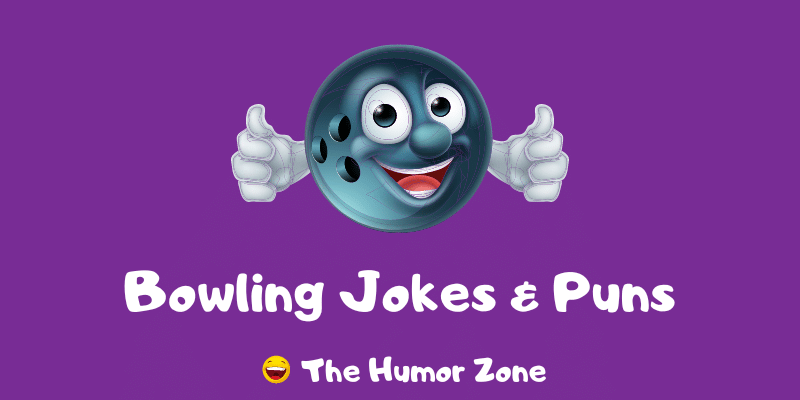 Featured image for a page of bowling jokes and puns.