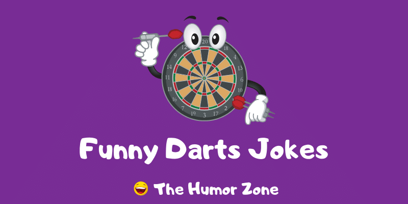Featured image for a page of darts jokes and puns.